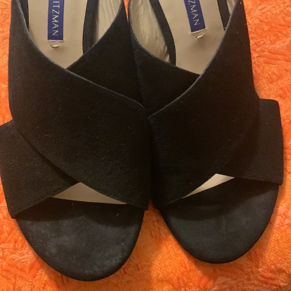 Stuart Weizman black heals worn once in box - Picture 10 of 14
